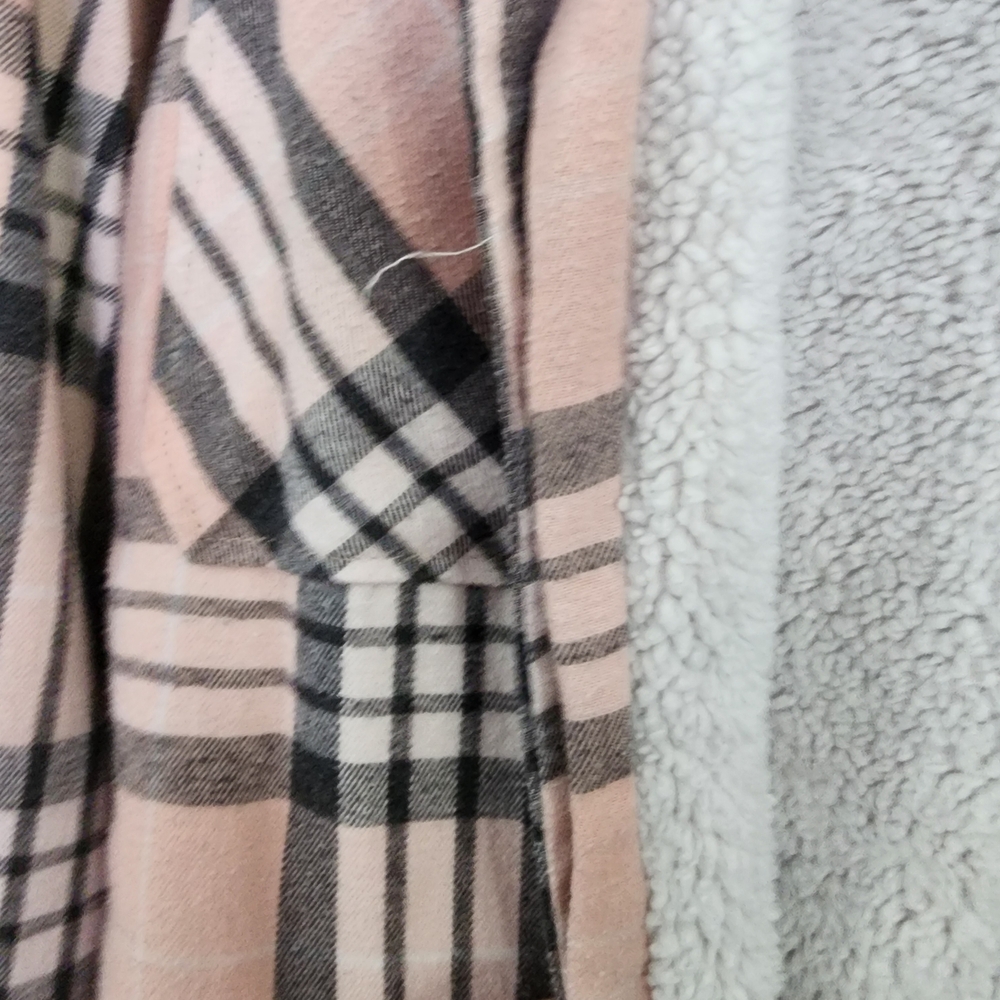 Pink Plaid Button-Up Jacket - Picture 8 of 8